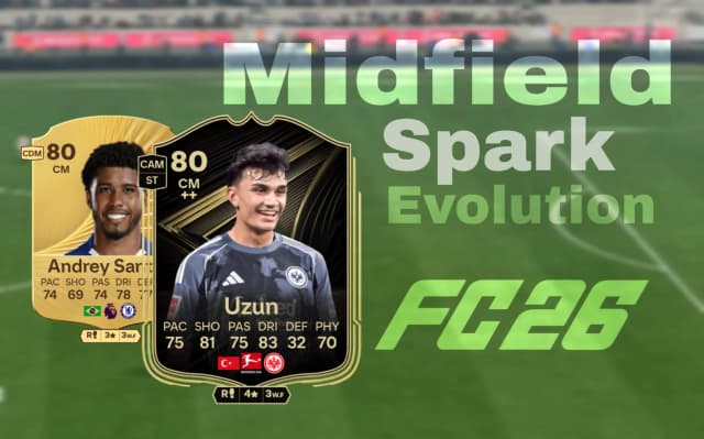 راهنمای کامل Midfield Spark Evolution در FC 26 