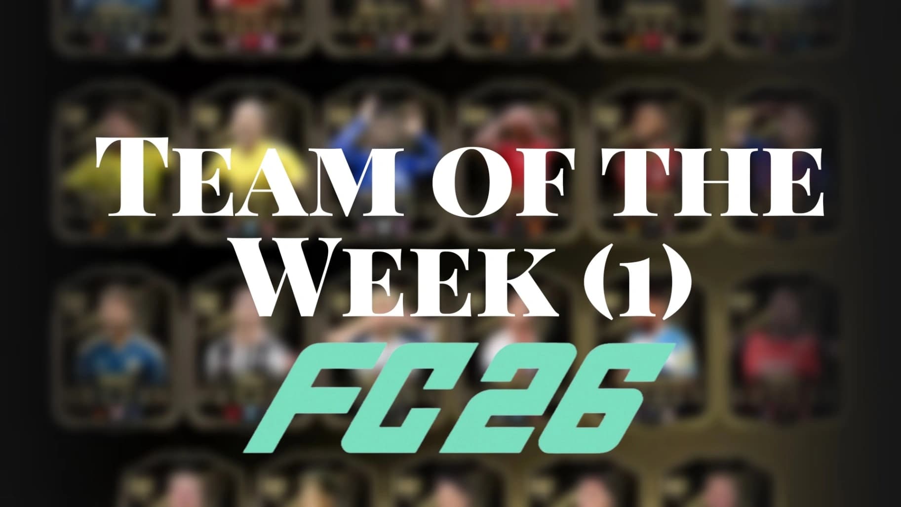 تصویر مقاله درباره ترکیب هفته اول TOTW 1 در اف سی ۲۶ منتشر شد؛ هالند و کین در صدر!